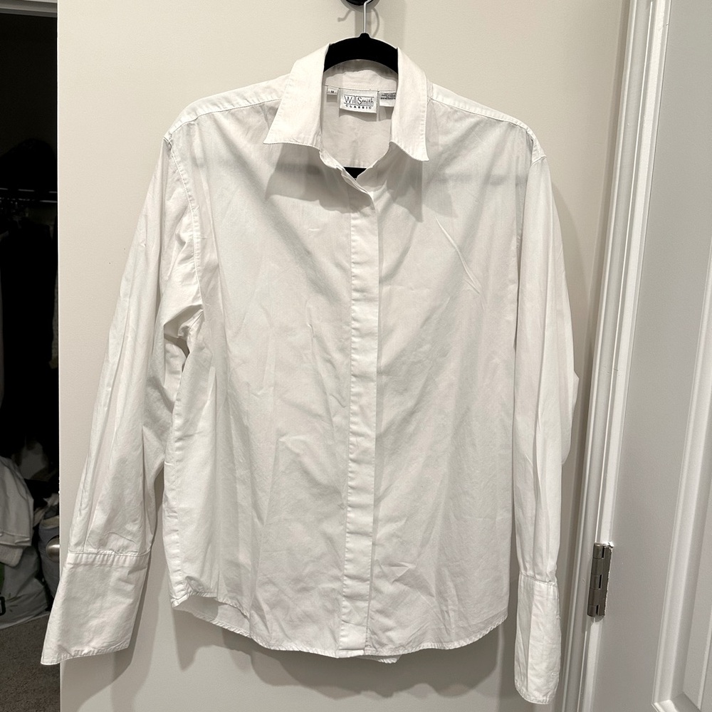 Relaxed White Shirt